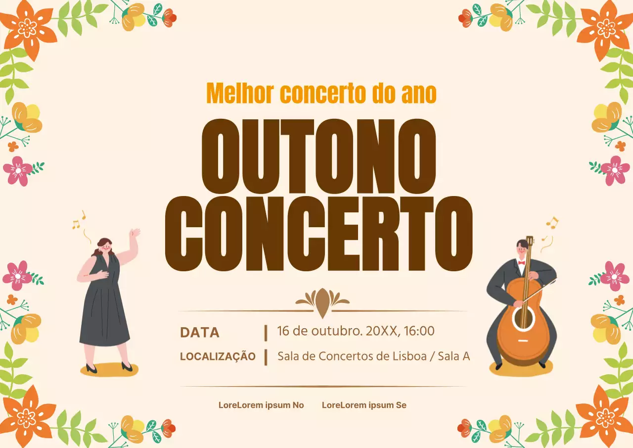 Cartaz do Concerto de Outono_Garo