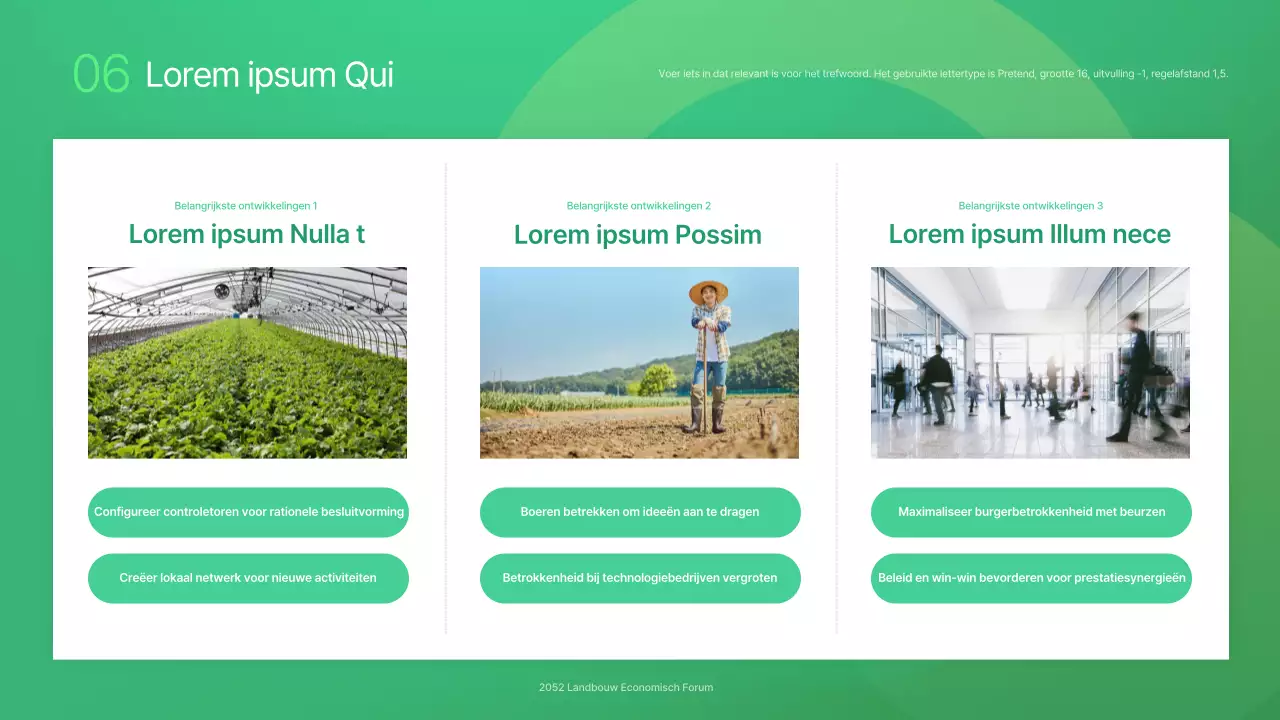 Groen en eenvoudig: seminarpresentaties over landbouw en ondernemerschap