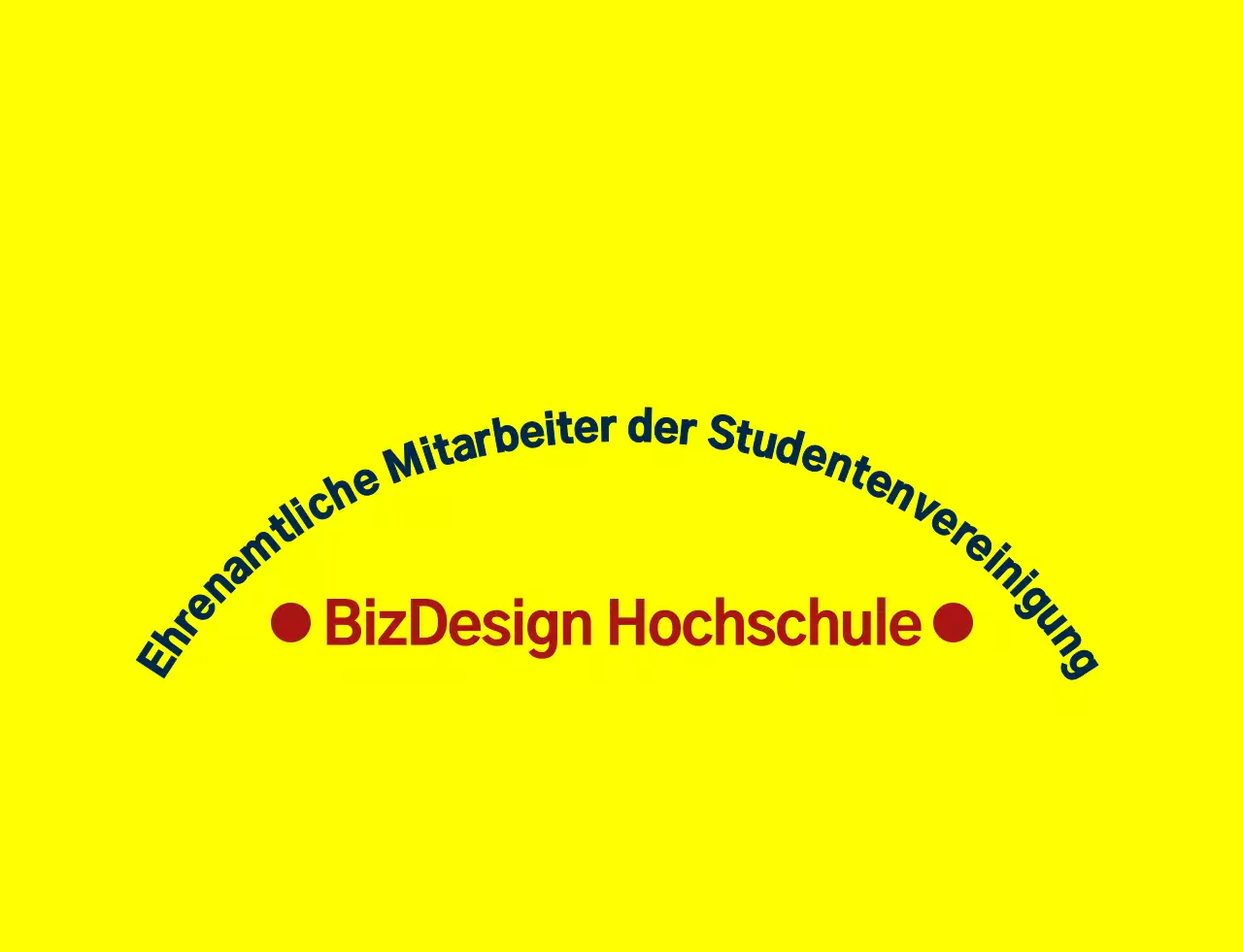 Einfache und saubere Schild-Symbol und Emblem-Logo-Kombination Stil in gelb und marineblau-rot High-School-Student Regierung Service Organisation