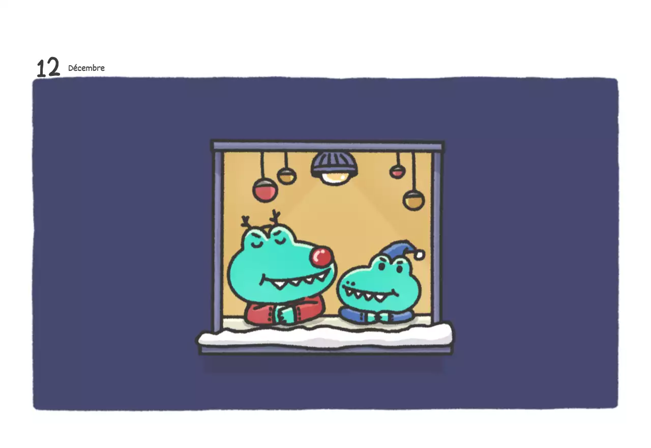 Un calendrier avec un joli concept d'illustration d'Argo