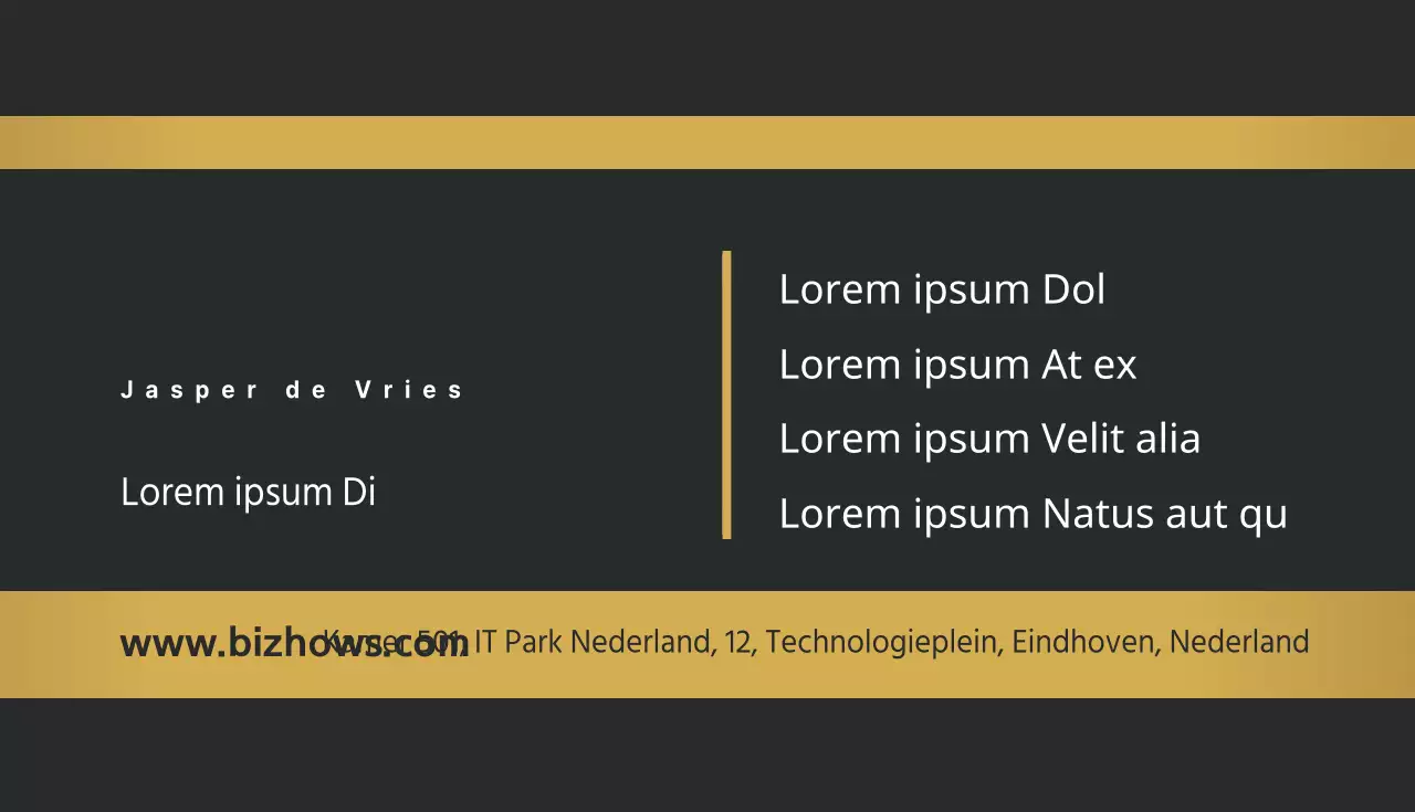 Zakelijke visitekaartjes