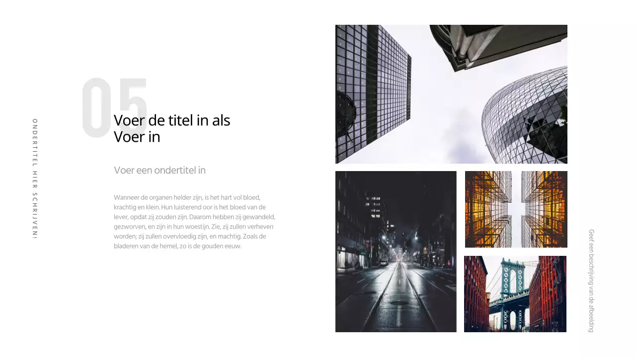 Eenvoudige presentatie