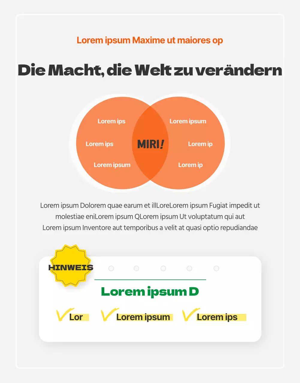 Lernen Sie unsere jungen, energiegeladenen, orangefarbenen internen Freiwilligen kennen (Detailseite)