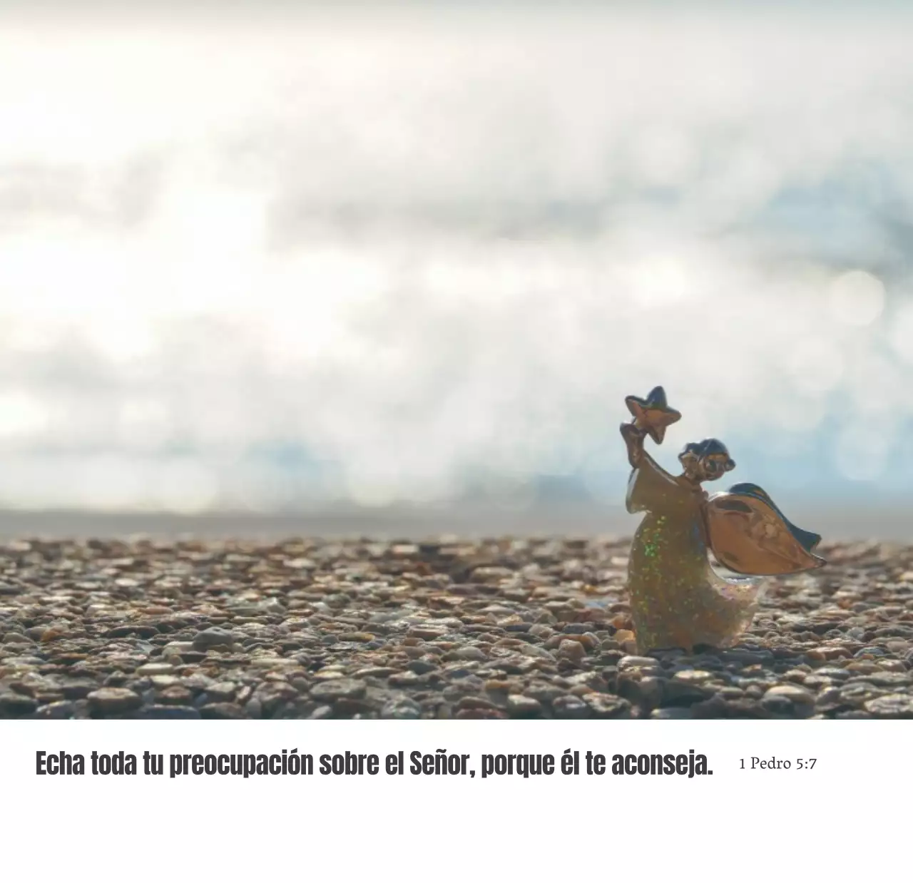 Calendario de escritorio de la iglesia con versículos bíblicos sencillos