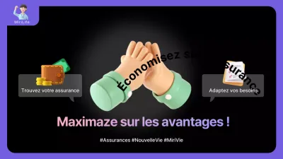 Des informations soignées sur les primes d'assurance en violet
