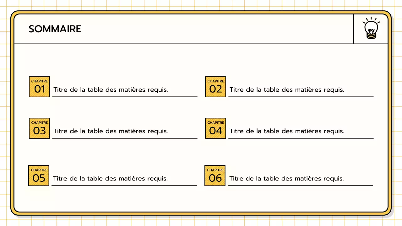 Un kit de présentation de base en jaune, vert lime et bleu