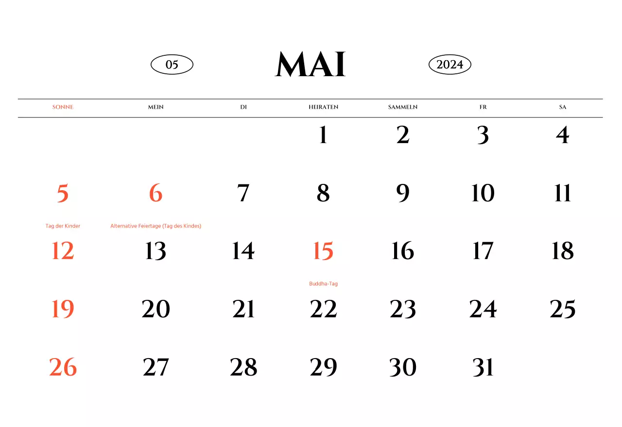 Wandkalender im einfachen Stil mit schwarz-weißer emotionaler Reisefotografie
