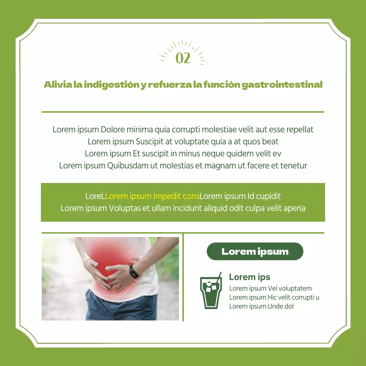 Los beneficios de las ciruelas en un entorno verde cardnews design