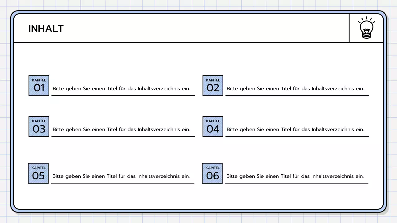 Ein Basis-Präsentationspaket in Gelb, Lindgrün und Blau
