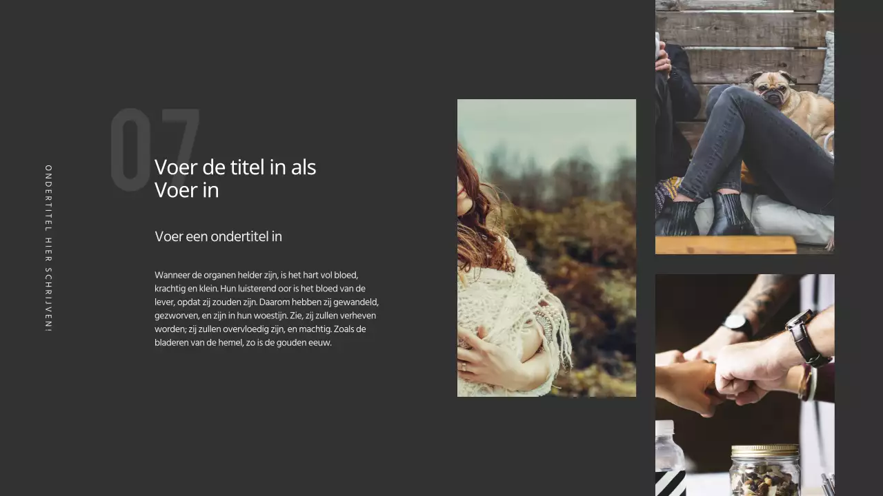 Eenvoudige presentatie