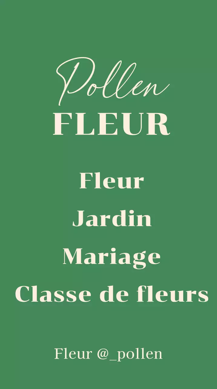 Enseigne de magasin de fleurs avec illustrations botaniques sur fond vert