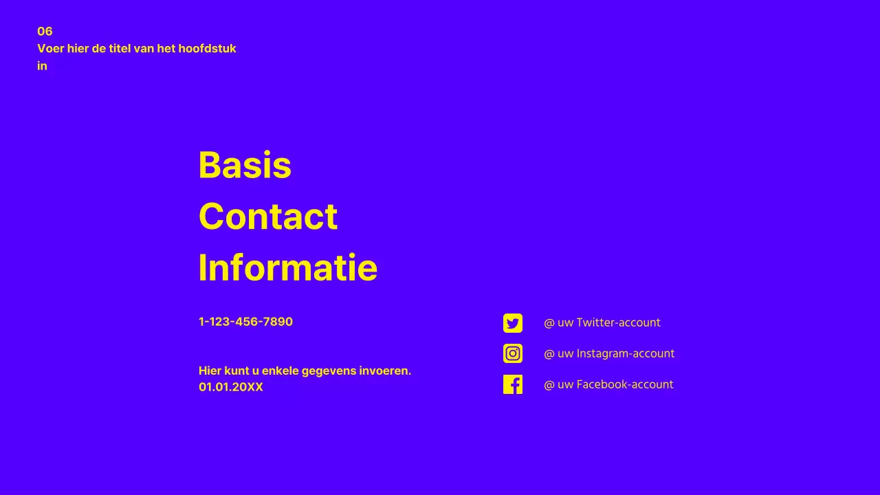 Presentatie portfolio