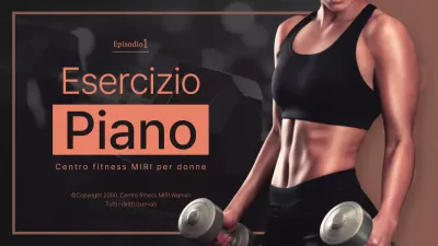 Allenamento fitness tipografico semplice in nero e rosa