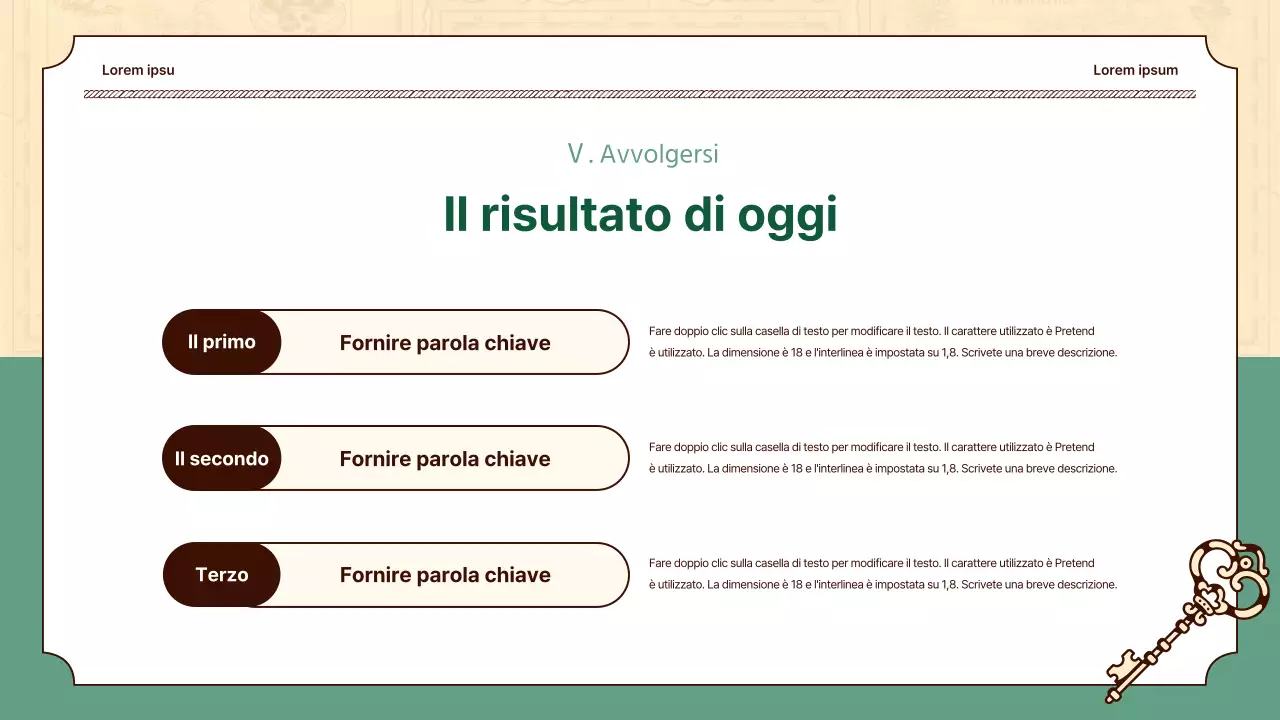 Le illustrazioni storiche in beige e verde evidenziano le lezioni di storia del mondo