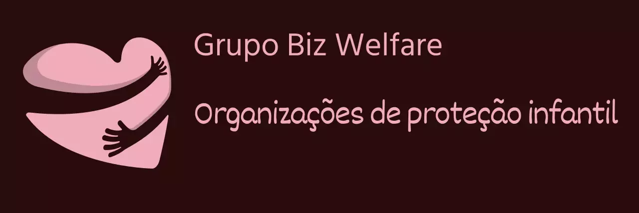 Logótipo com símbolo de coração simples em rosa e branco para o pessoal da organização de bem-estar