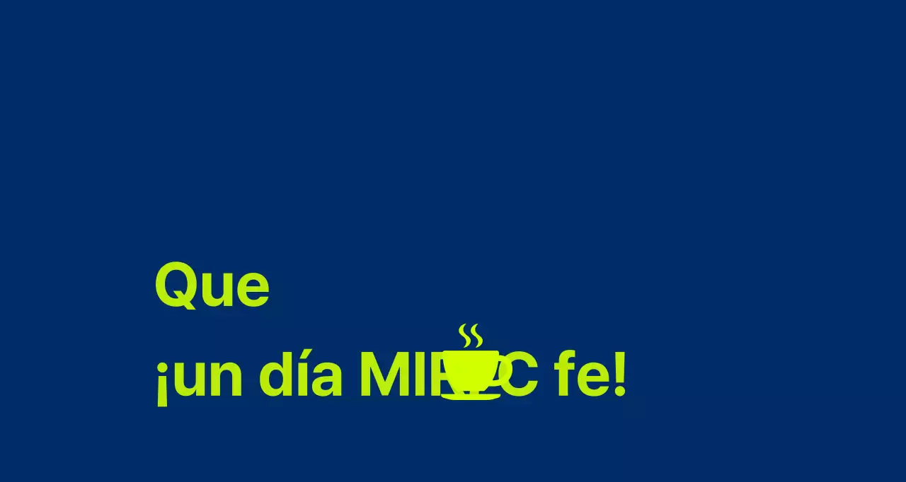Cafe Ballette sobre fondo azul marino