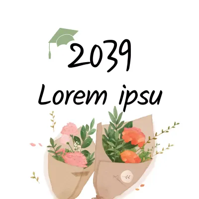 Enhorabuena por tu graduación.