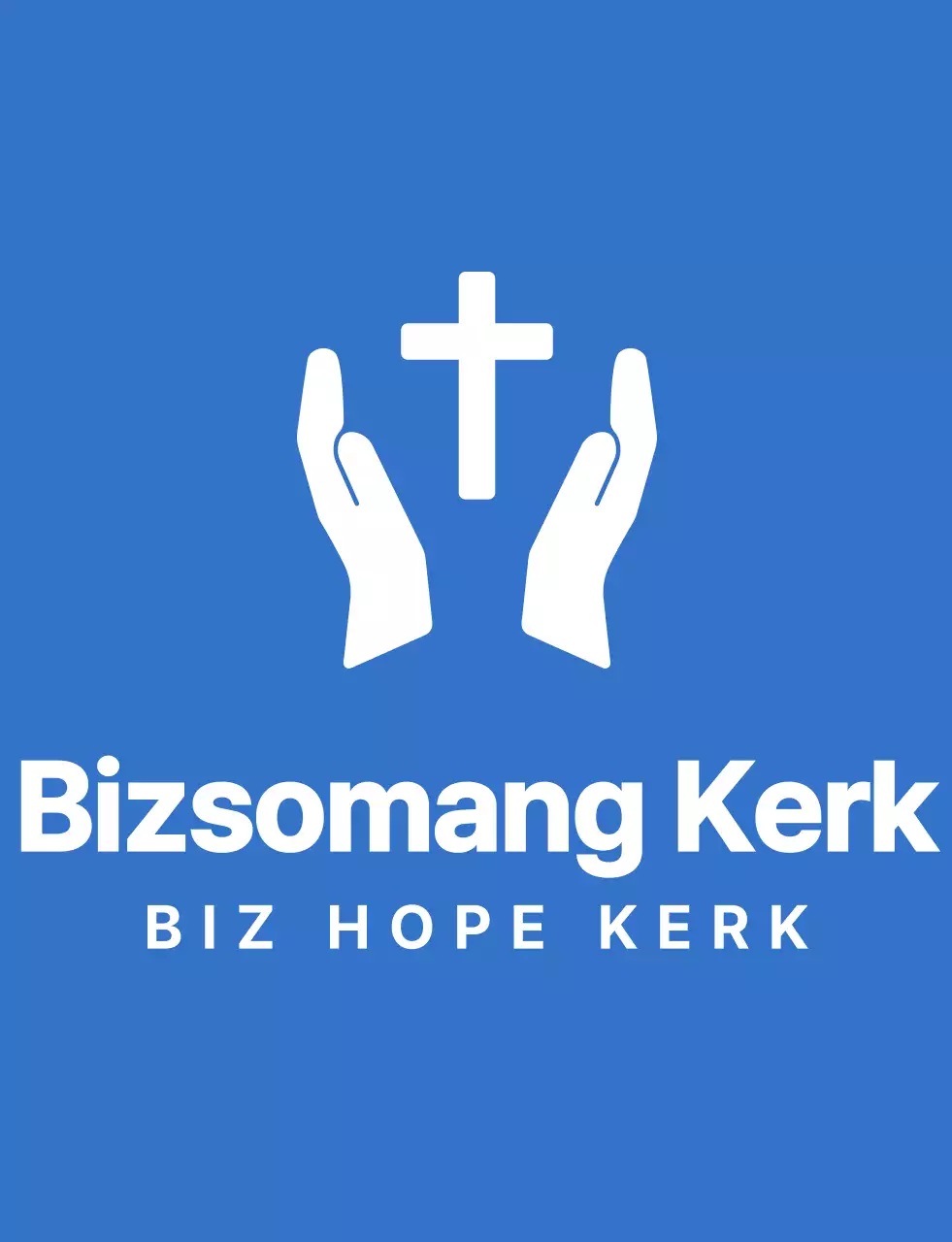 Eenvoudig, schoon logo stijl kerk winter retraite team t-shirt in blauw en wit