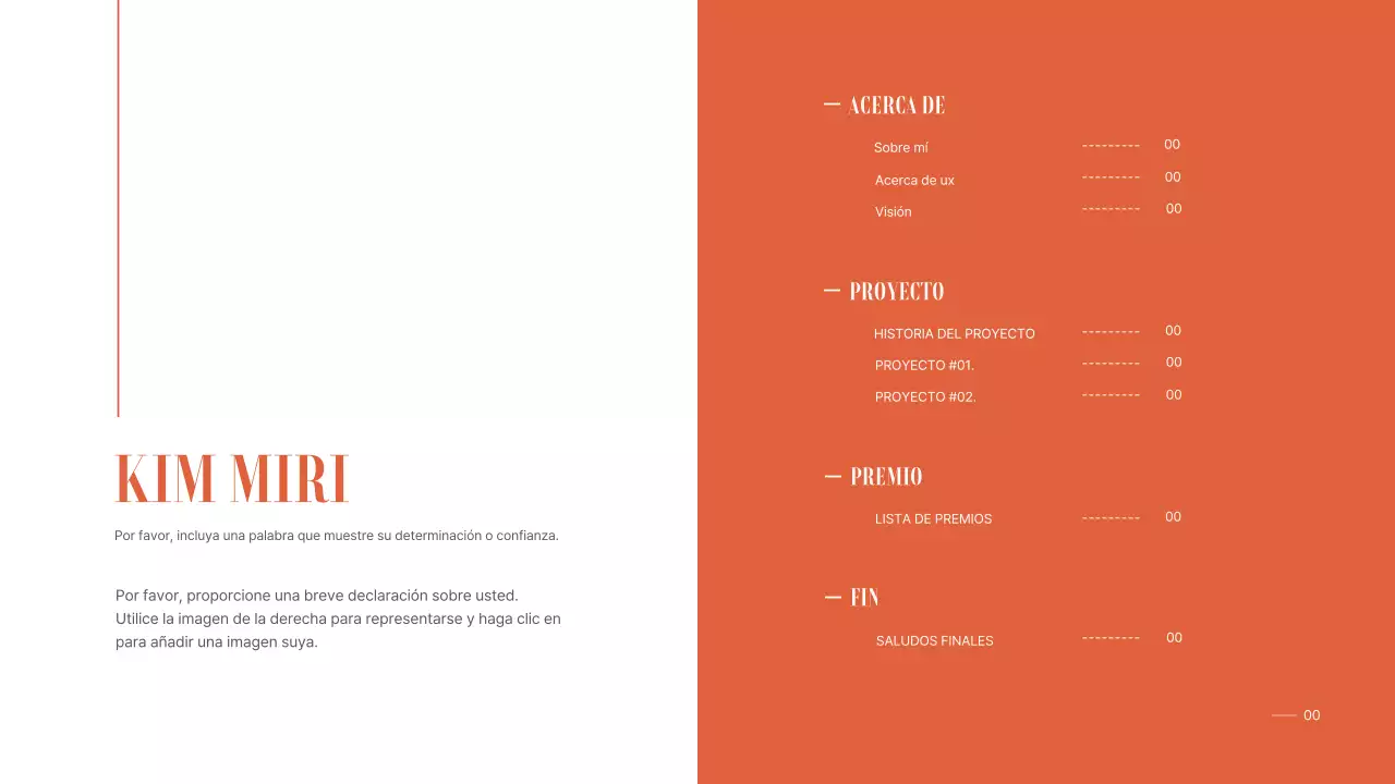 Una cartera sencilla y organizada para un universitario de naranja