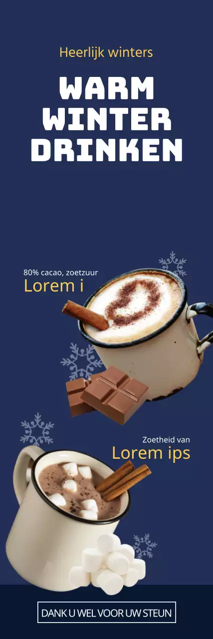 Winter Nieuw Menu Evenement