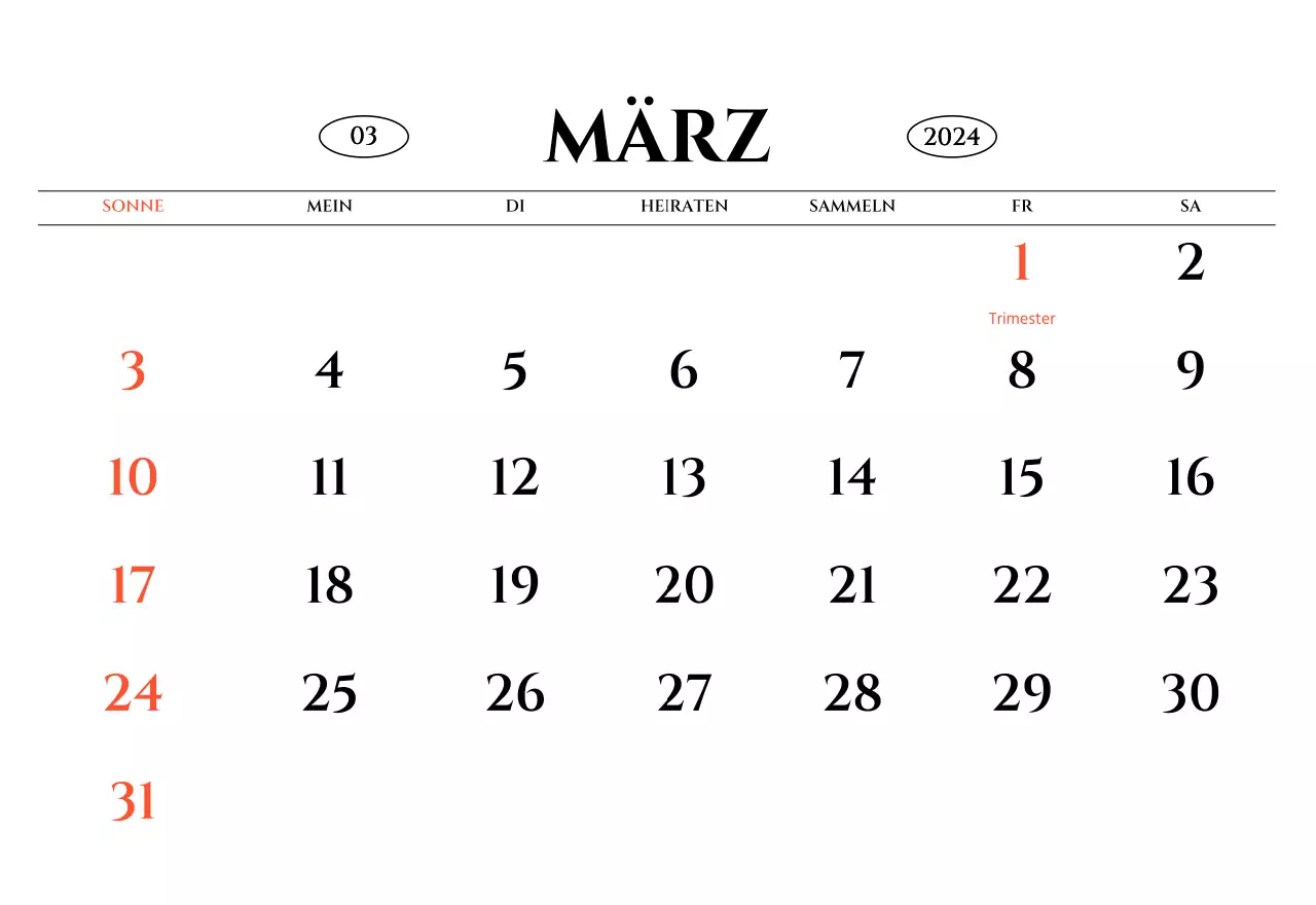 Wandkalender im einfachen Stil mit schwarz-weißer emotionaler Reisefotografie