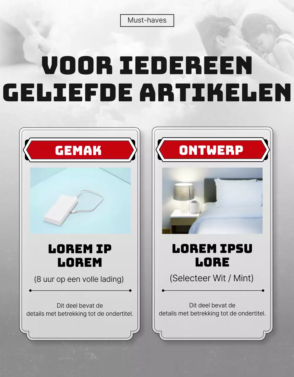 Promoot een muggenwerend product met een zwarte en rode poster van een rampenfilm.