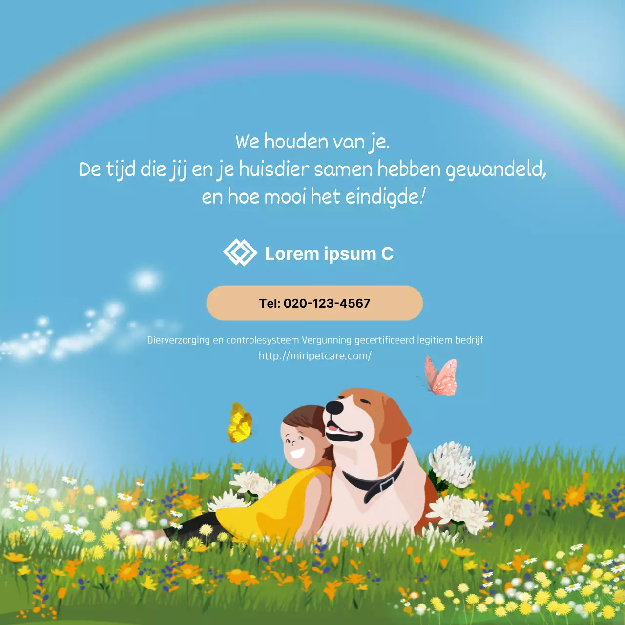 Het verhaal van Petros met schattige blauwe illustraties