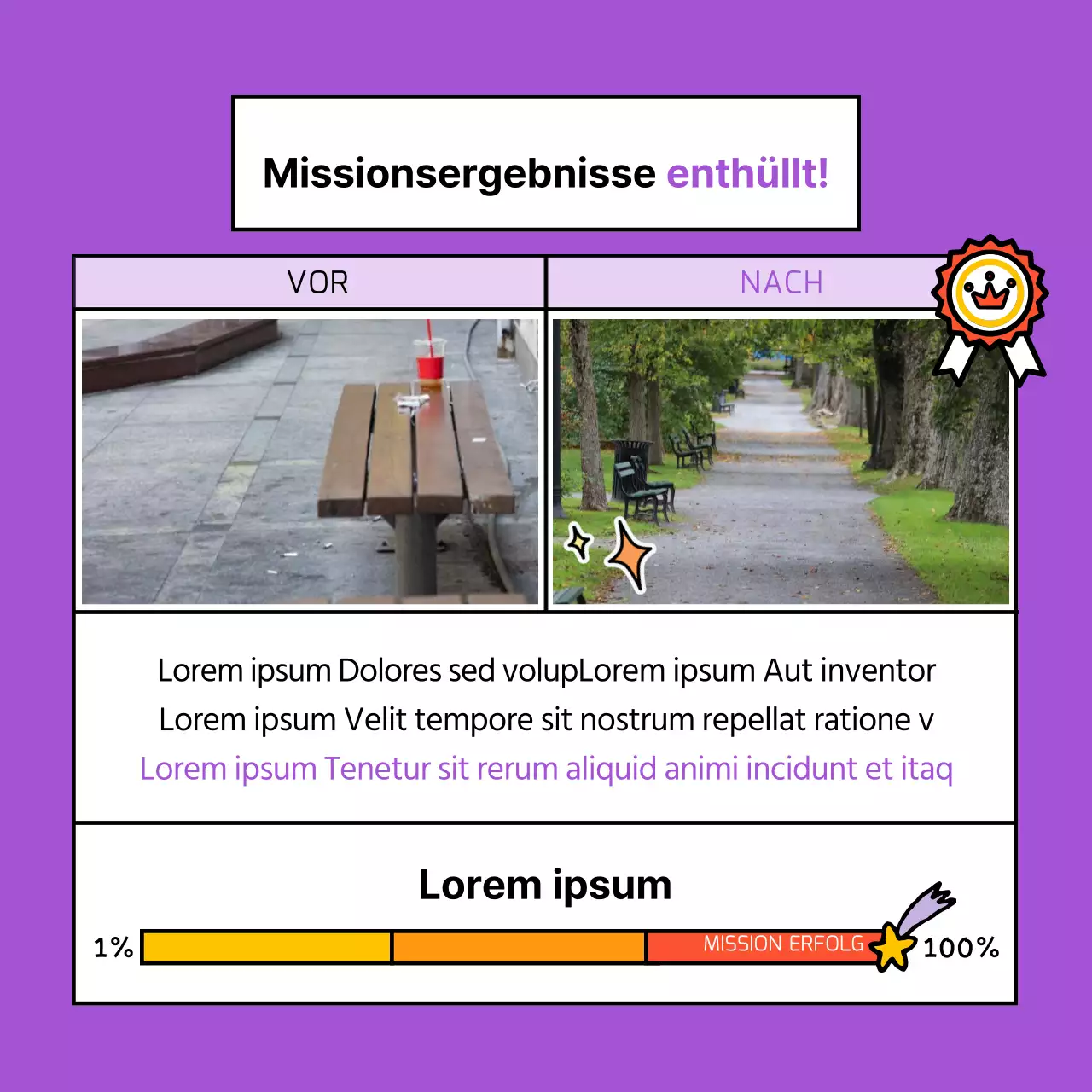 Cute Club Personal Mission CardNews Design