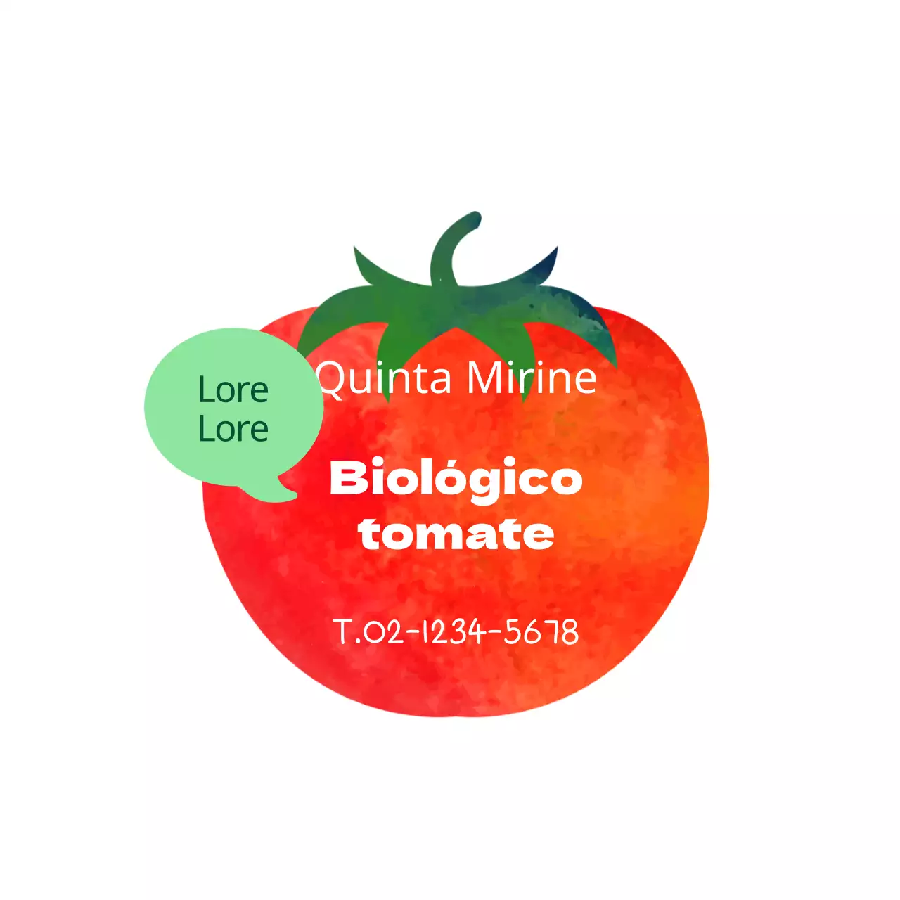 Balão de diálogo e conceito de ilustração de fruta