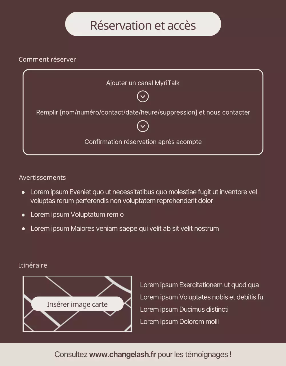 Guide de l'extension simple de cils mauves et bruns