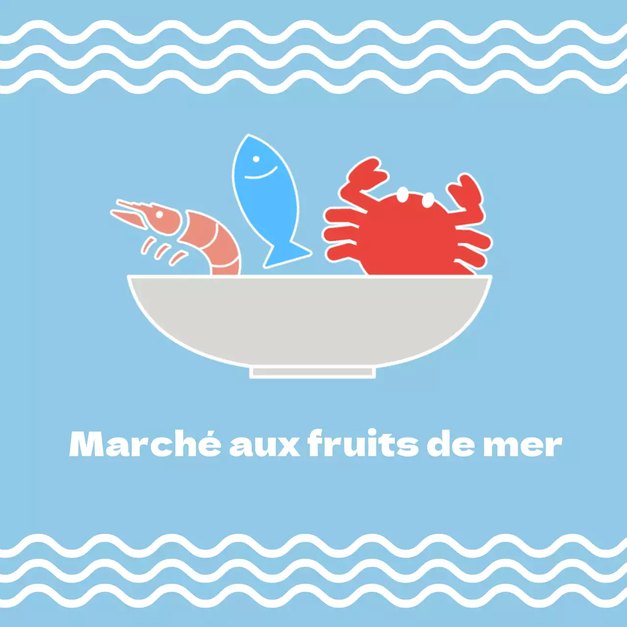 Marché aux fruits de mer