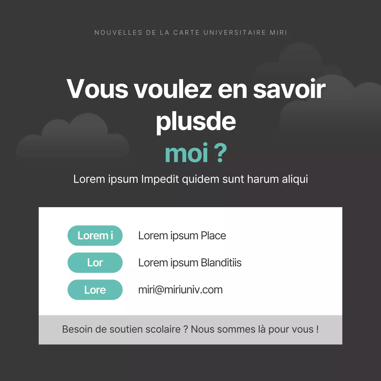 Illustration photographique gris et menthe de la vie universitaire avec deux bouteilles cardNews