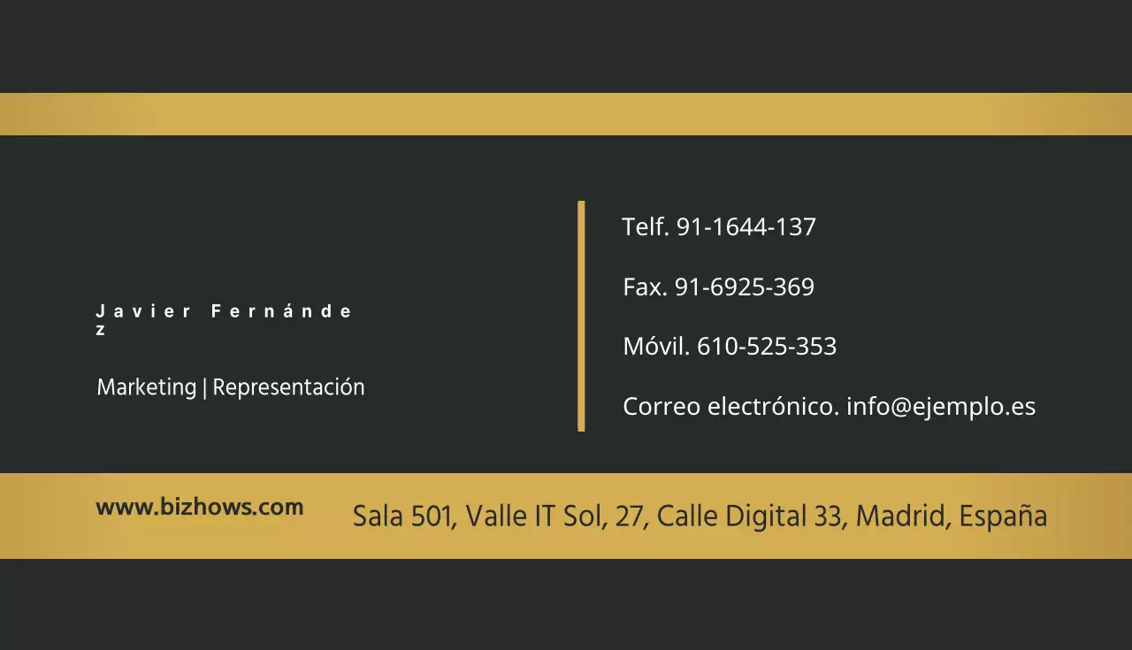 Tarjetas de visita de empresa