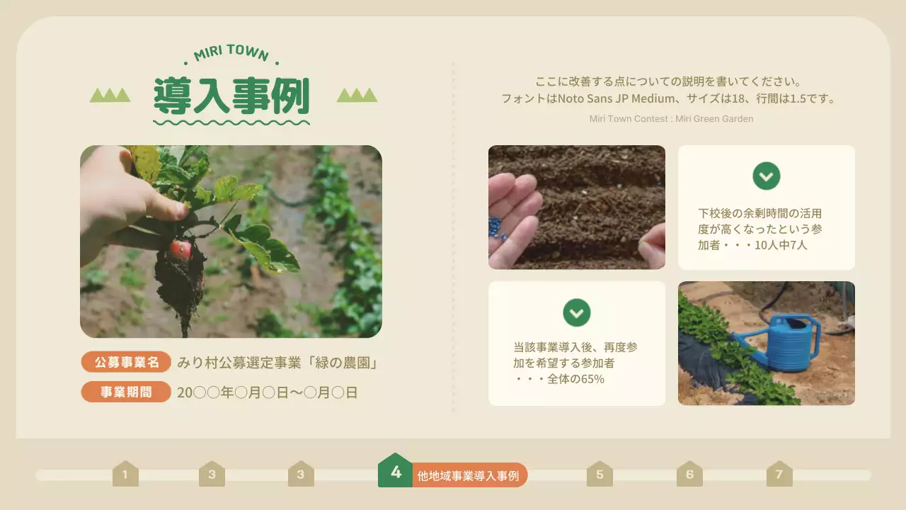 緑 シンプル 共同体 企画書 プレゼンテーション