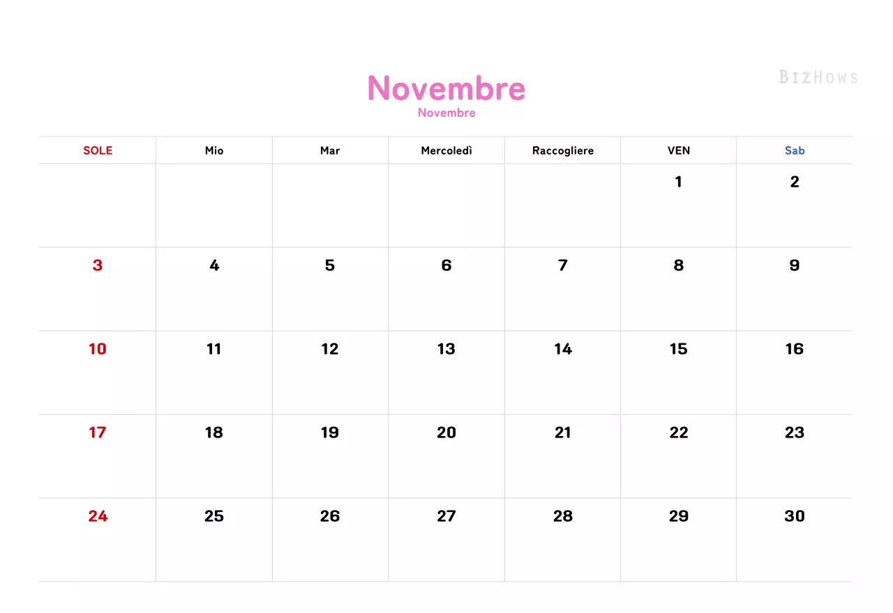 Un calendario di Capodanno caldo e illustrato