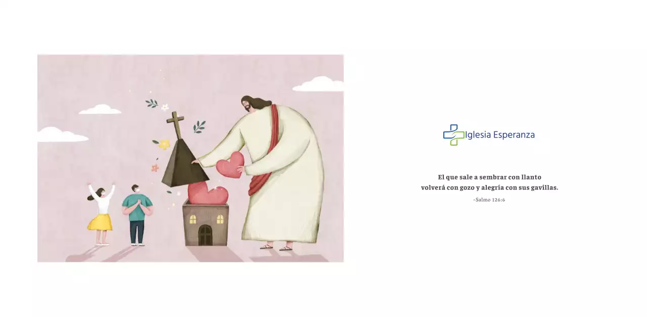 Calendario eclesiástico con cálidas ilustraciones