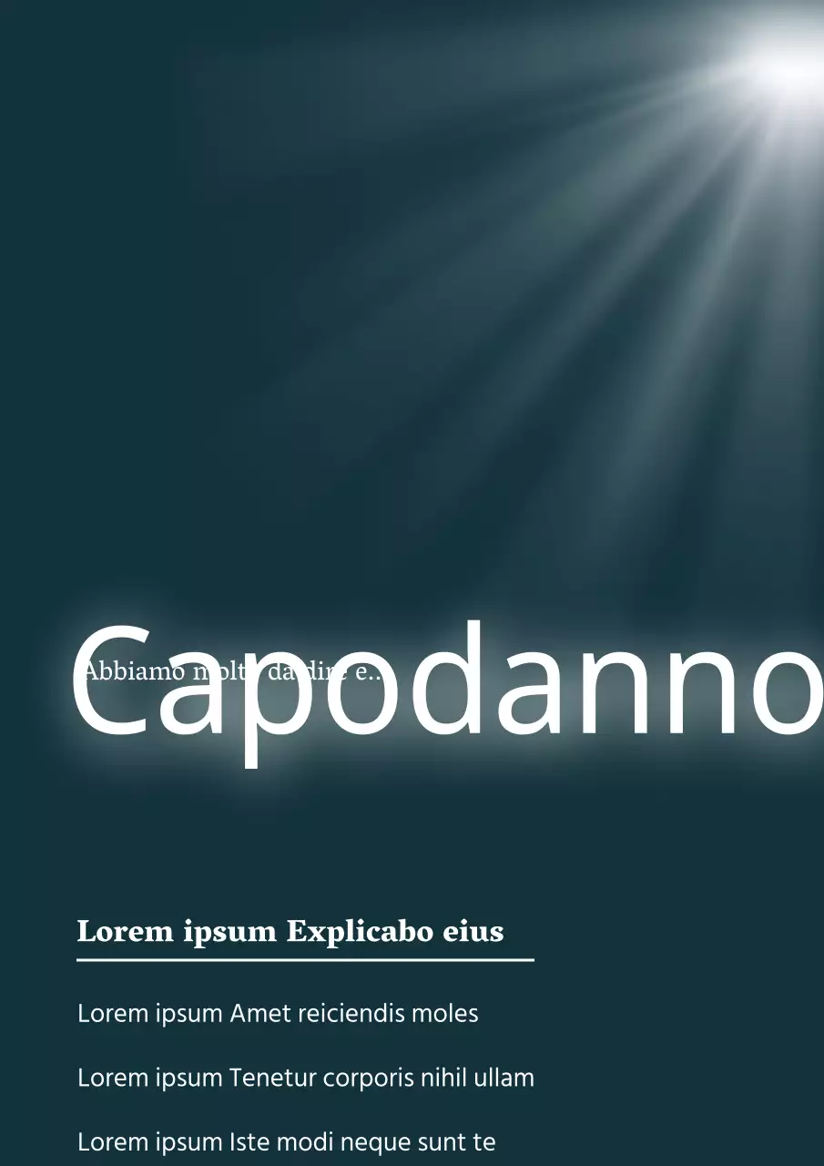 Semplice poster promozionale in bianco e nero per una festa aziendale