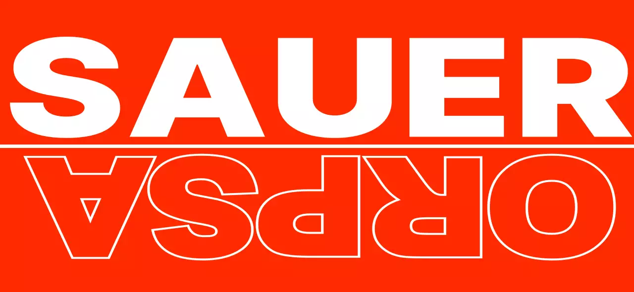 Hippes und stilvolles Design mit einem rot-weißen Café-Logo und einer Speisekarte