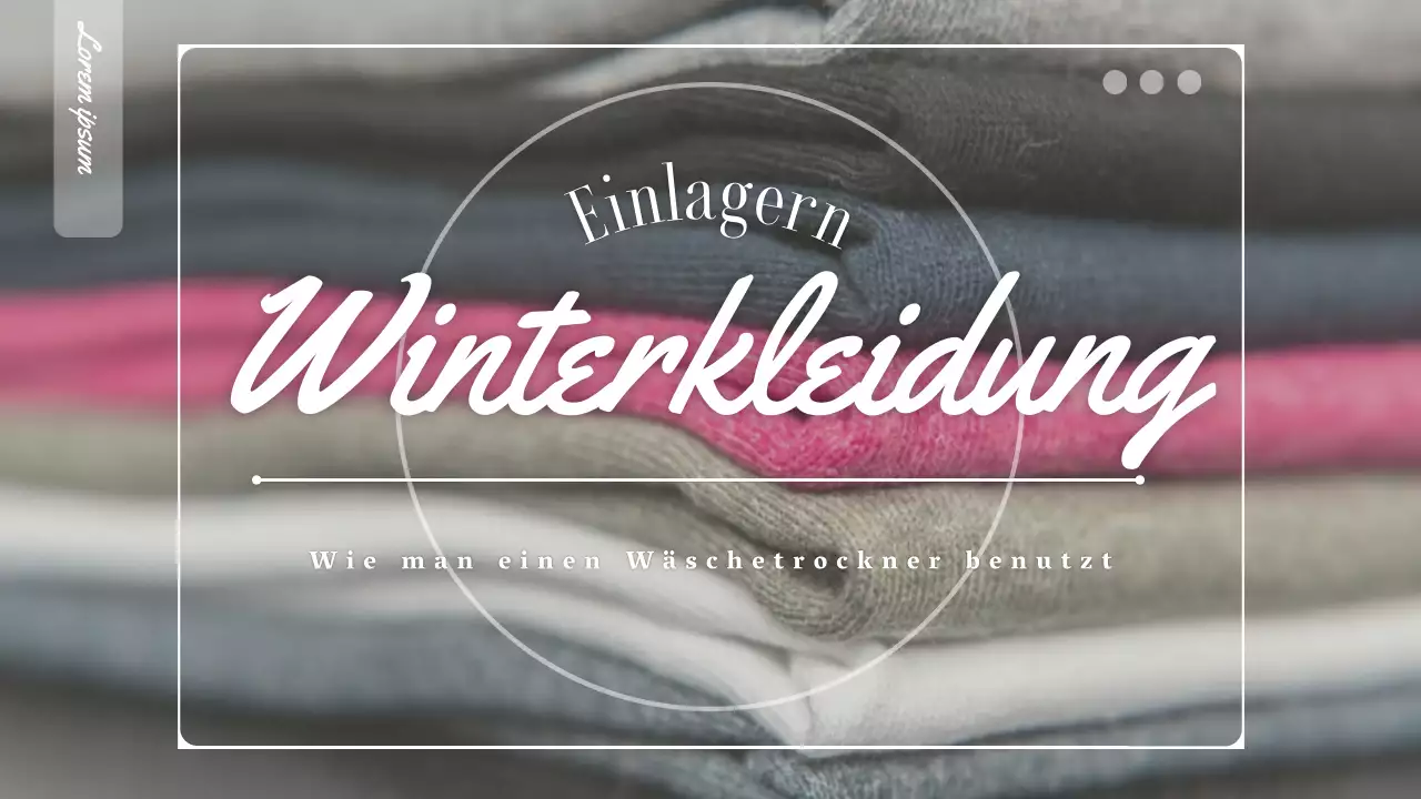 Wie man emotionale Winterkleidung in gedeckten Farben wäscht