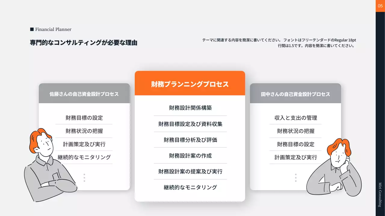 黒 モダン 財務 資料 プレゼンテーション
