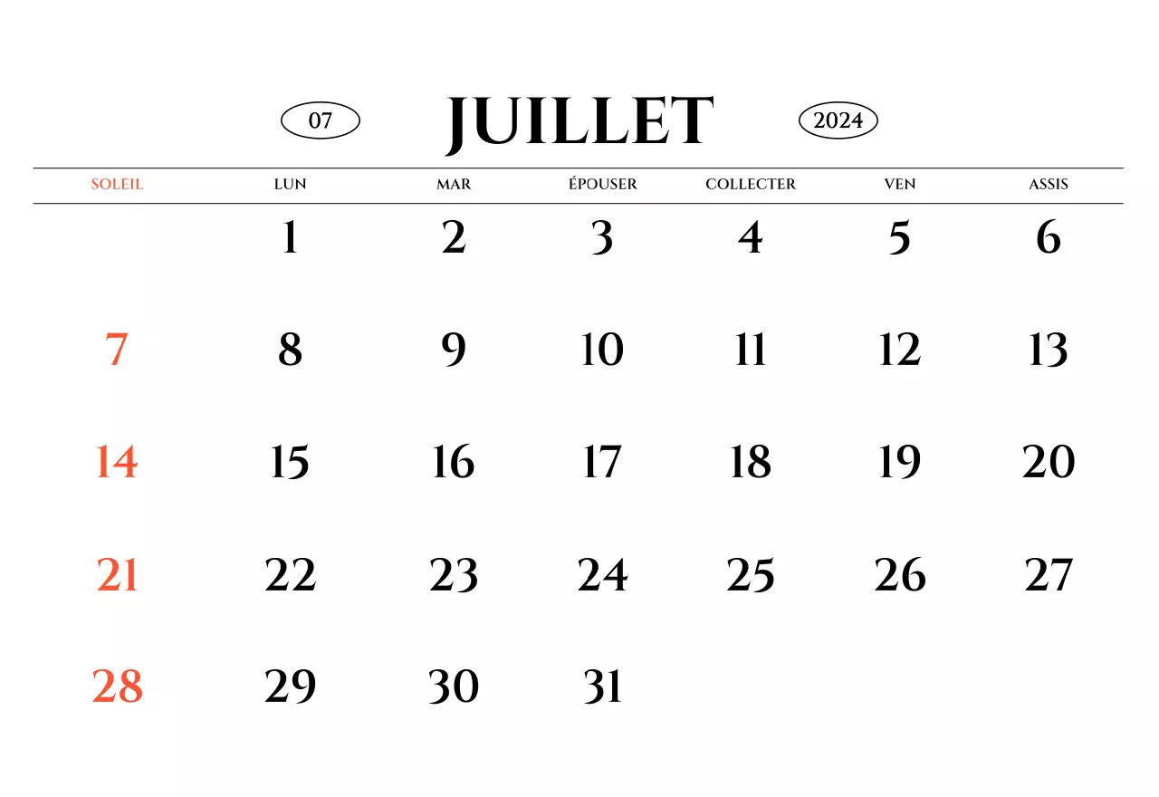 Calendrier mural de style simple avec concept de photographie de voyage émotionnelle en noir et blanc