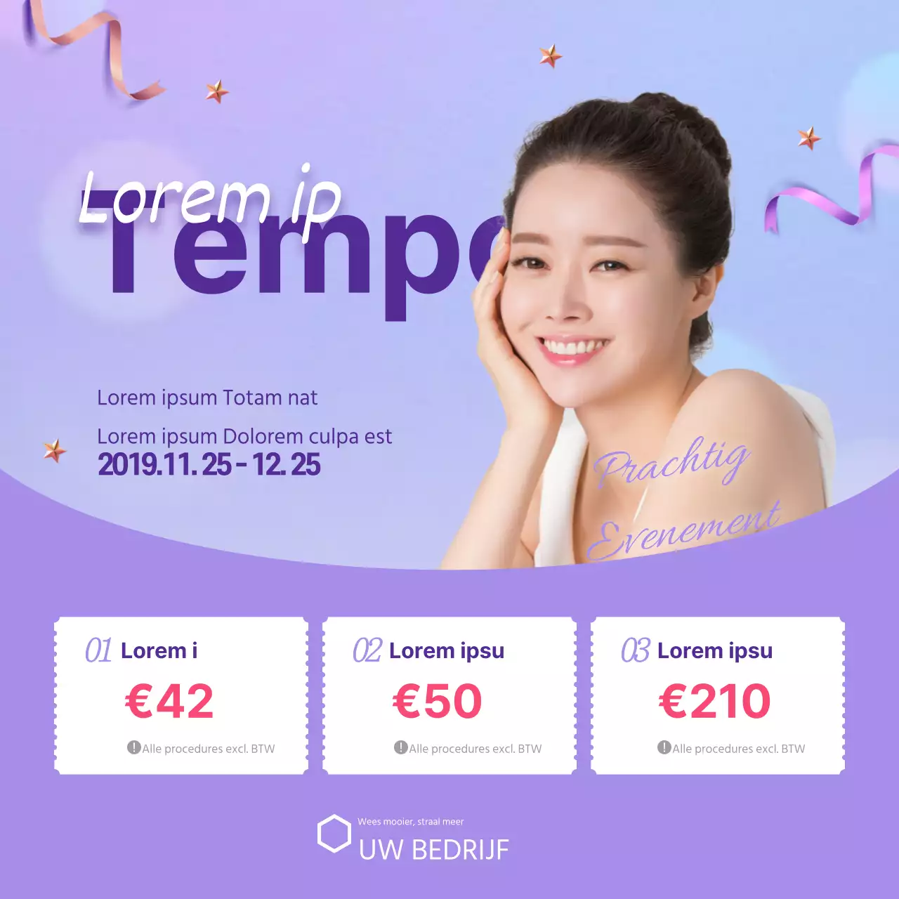 Waarderingsevenement voor een jaar gieten