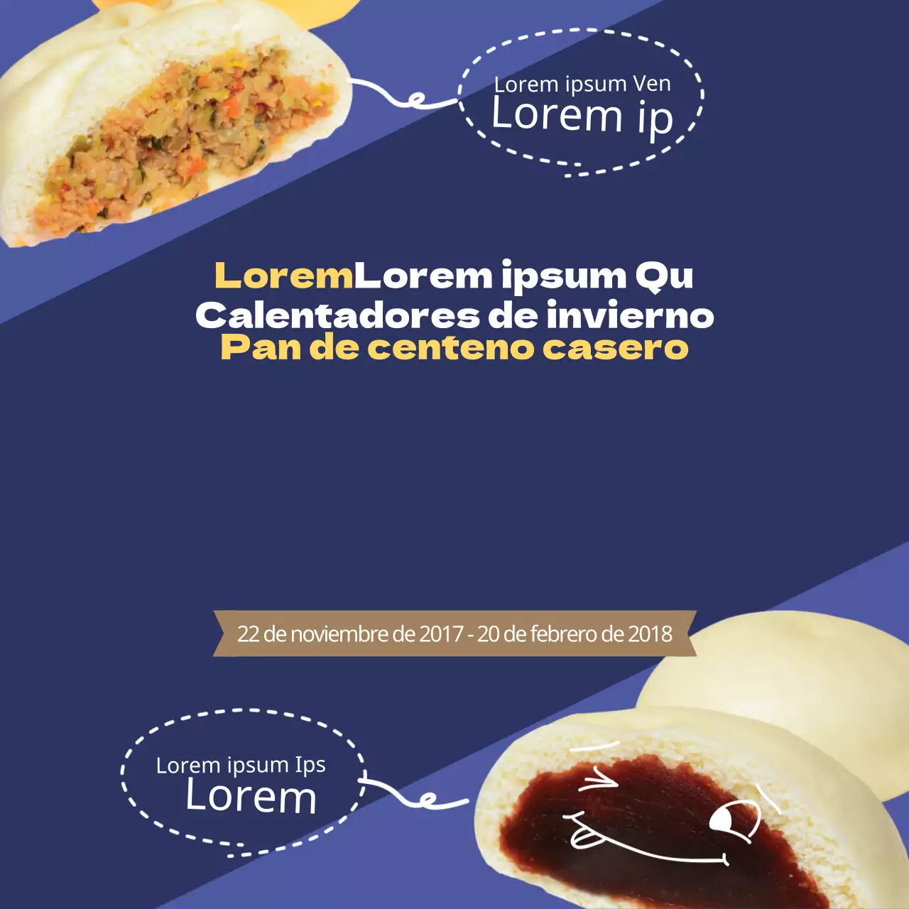 Evento del nuevo menú Winter Bun