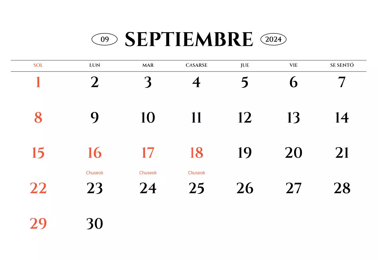 Calendario de pared de estilo sencillo con concepto de fotografía de viajes emocional en blanco y negro
