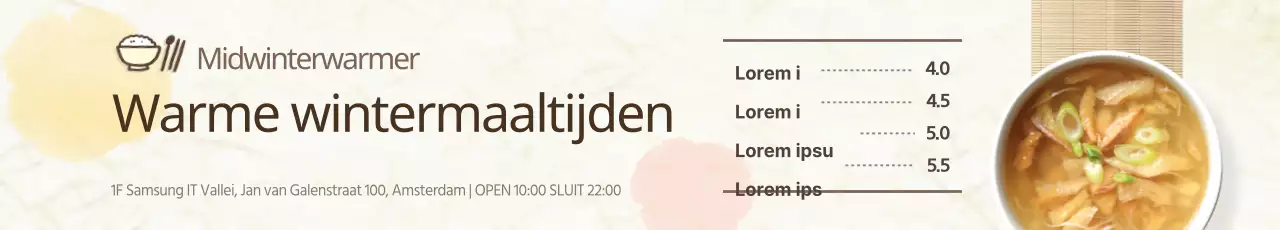 Warme wintermaaltijden