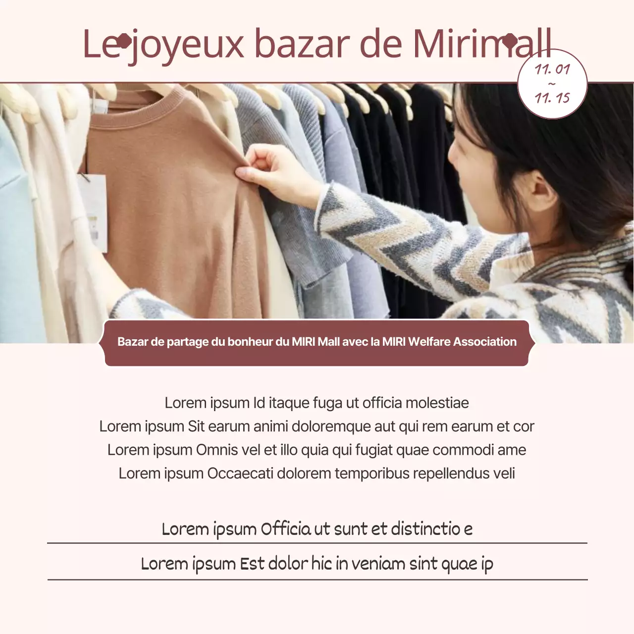 Les partisans de la revue de bazar pastel et sentimentale (CardNews)