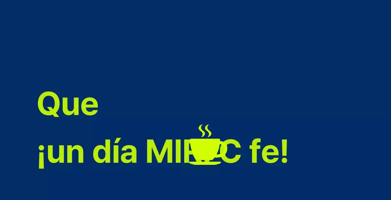 Café balsa horizontal sobre fondo azul marino