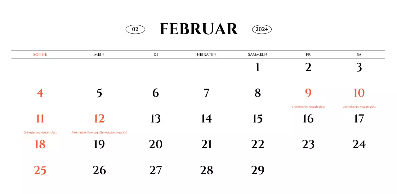 Wandkalender im einfachen Stil mit schwarz-weißer emotionaler Reisefotografie