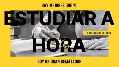 Miniatura de estudio en bicolor amarillo-negro