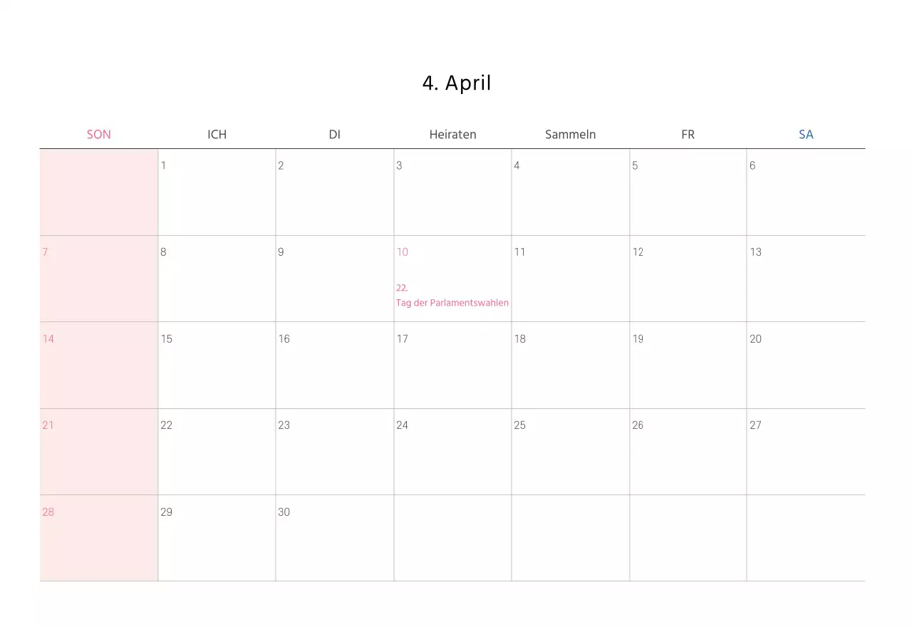 Pastell saubere Illustration Kirche